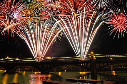 fireworks in Tempe AZ