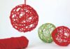 Holiday craft: Magic string ornaments