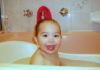 Water safety begins at bath time water safety, swim lessons, bath time,