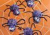 “Super Cute Crispy Treats” for Halloween spider, rice crispy treats, Super Cute Crispy Treats, Halloween