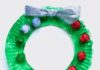 Paper plate holiday wreath craft paper plate, holiday wreath, craft, Christmas, kids, holidays, crafts