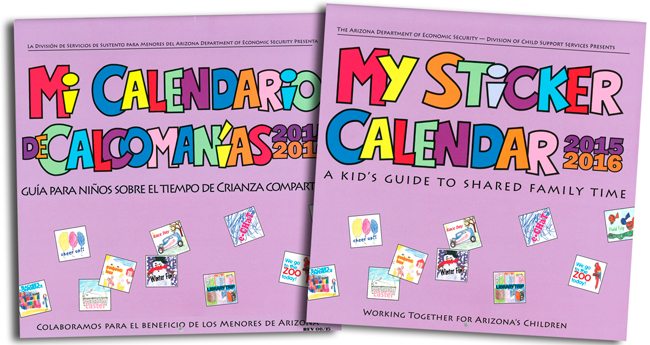 My Sticker Calendar helps separated families keep track of shared time - Raising Arizona Kids Magazine My Sticker Calendar helps separated families keep track of shared time - Raising Arizona Kids Magazine