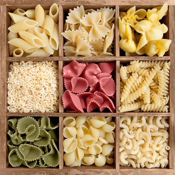 Make quick family meals with pantry staples: pasta, rice and whole grains