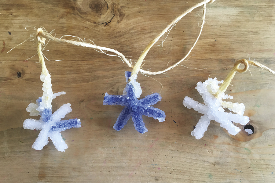 How to Make Borax Crystal Snowflakes