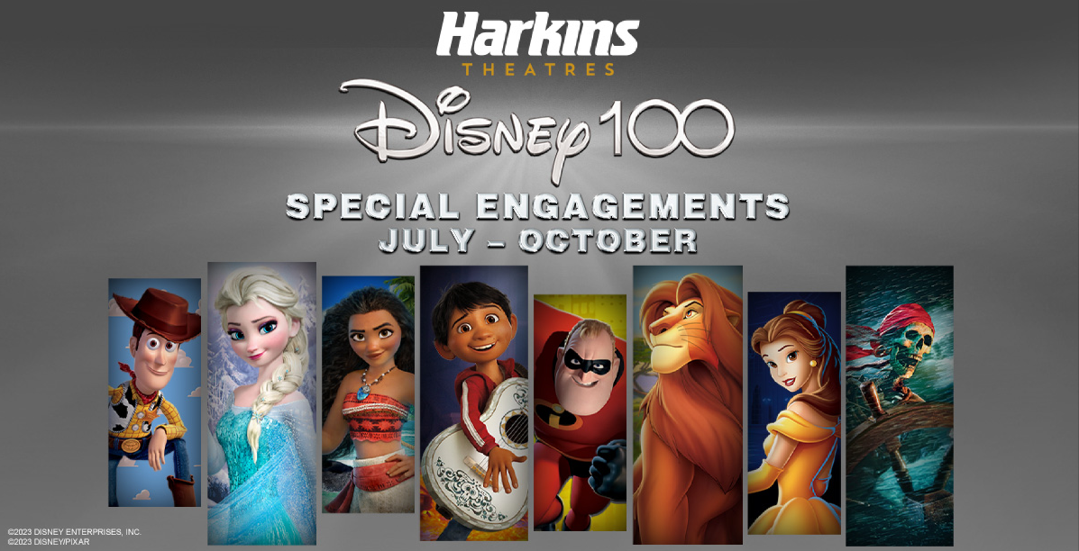 Celebrate Disney's 100th Anniversary With Beloved Films at Harkins