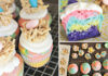 Tie Dye Easter Cupcakes